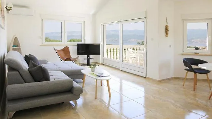 Seaview Villa Anita With Two Bedrooms And Private Pool Polje  Apartment Polje (Krk)